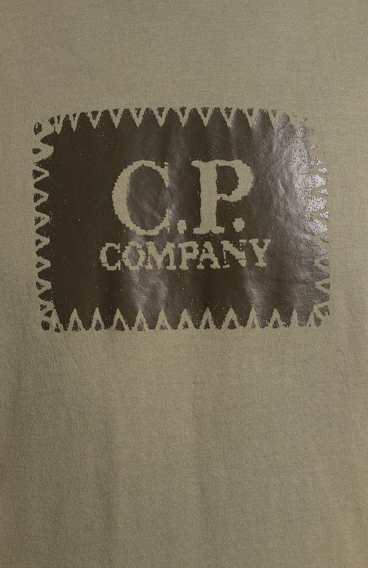 Хлопковая футболка | CP Company | Зелёный - 3
