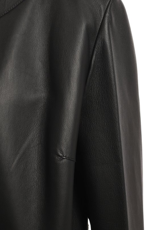 Кожаное пальто | Yves Salomon | Чёрный - 3