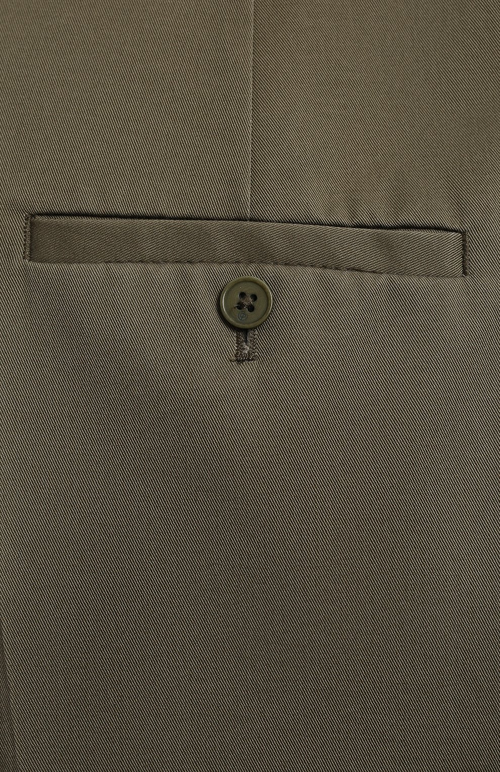 Хлопковые брюки | 3.1 Phillip Lim | Зелёный - 4