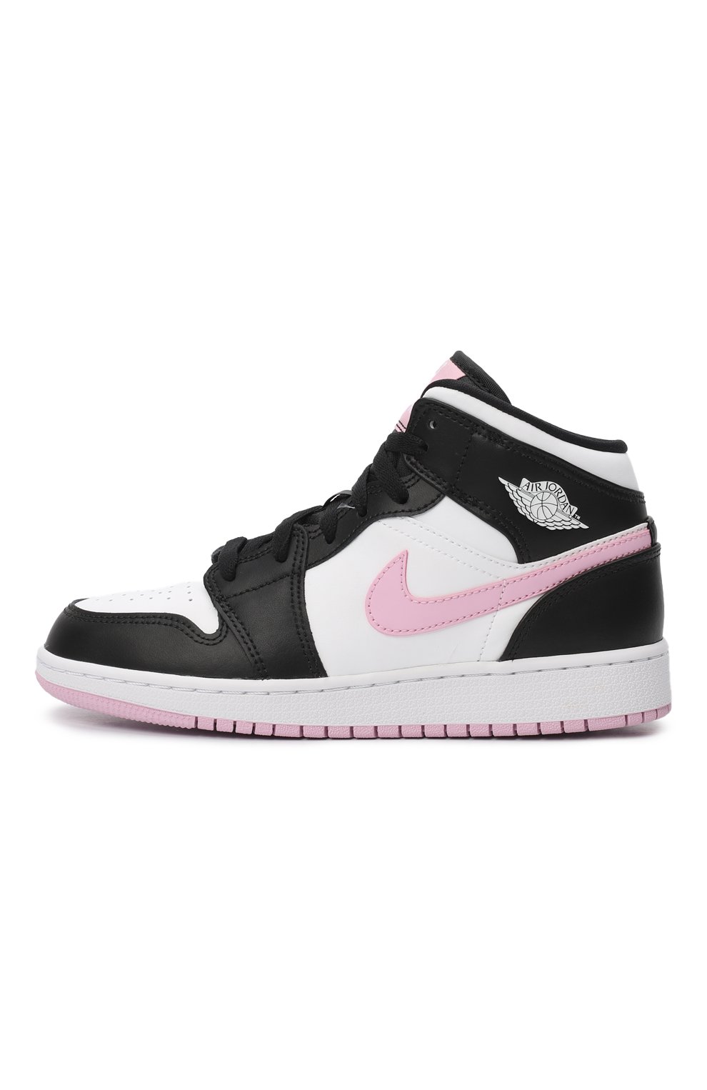 Кеды Air Jordan 1 Mid GS Arctic Pink | Nike | Чёрно-белый - 4