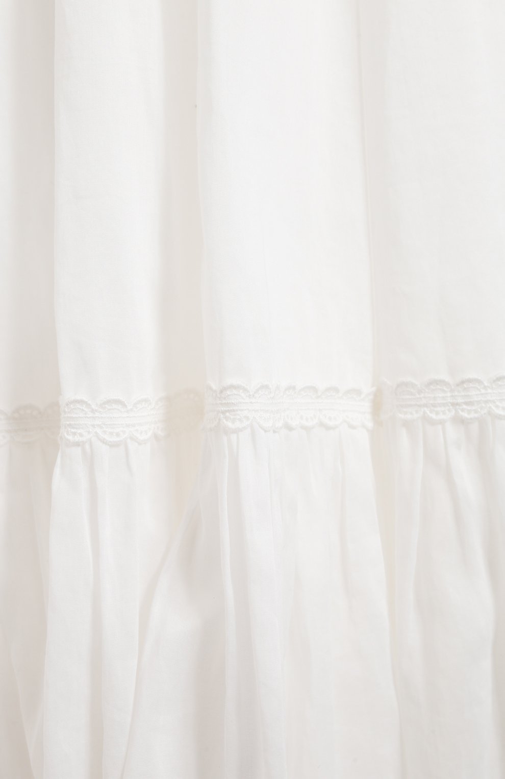 Хлопковое платье | Saint Laurent | Белый - 3
