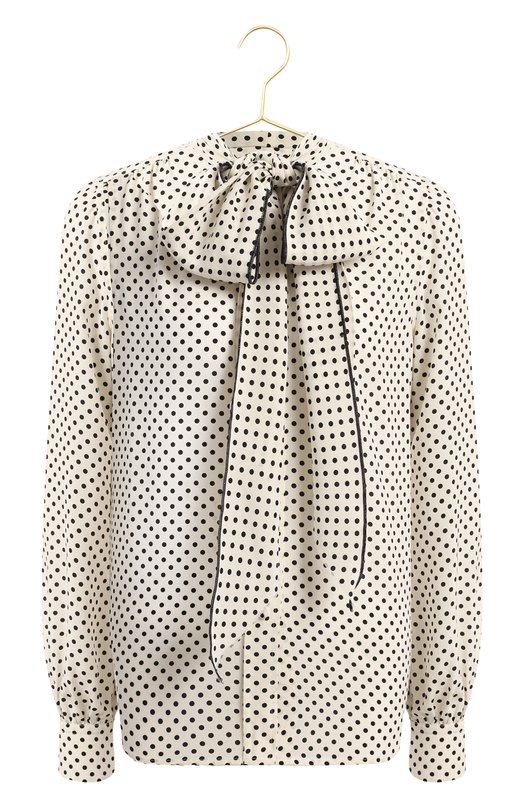 Шелковая блузка | MARC JACOBS | Чёрно-белый - 1