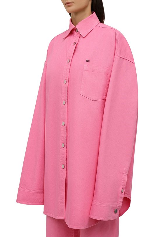 Джинсовая куртка | Raf Simons | Розовый - 6