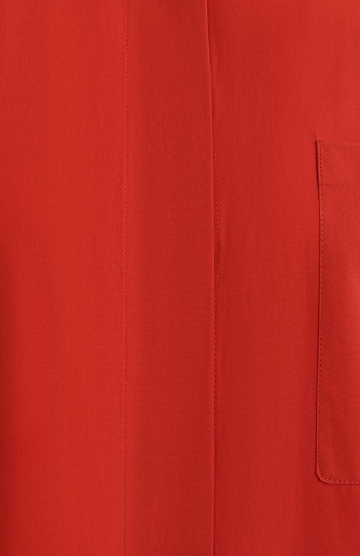 Хлопковая блузка | Loro Piana | Красный - 3