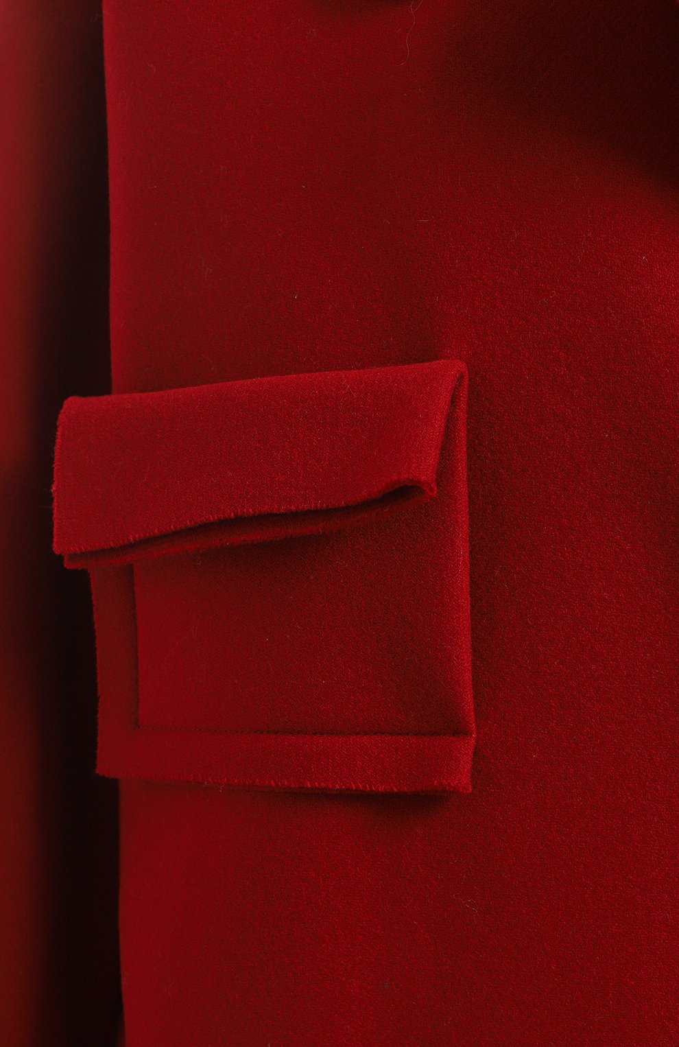 Шерстяное пальто | Lanvin | Красный - 3