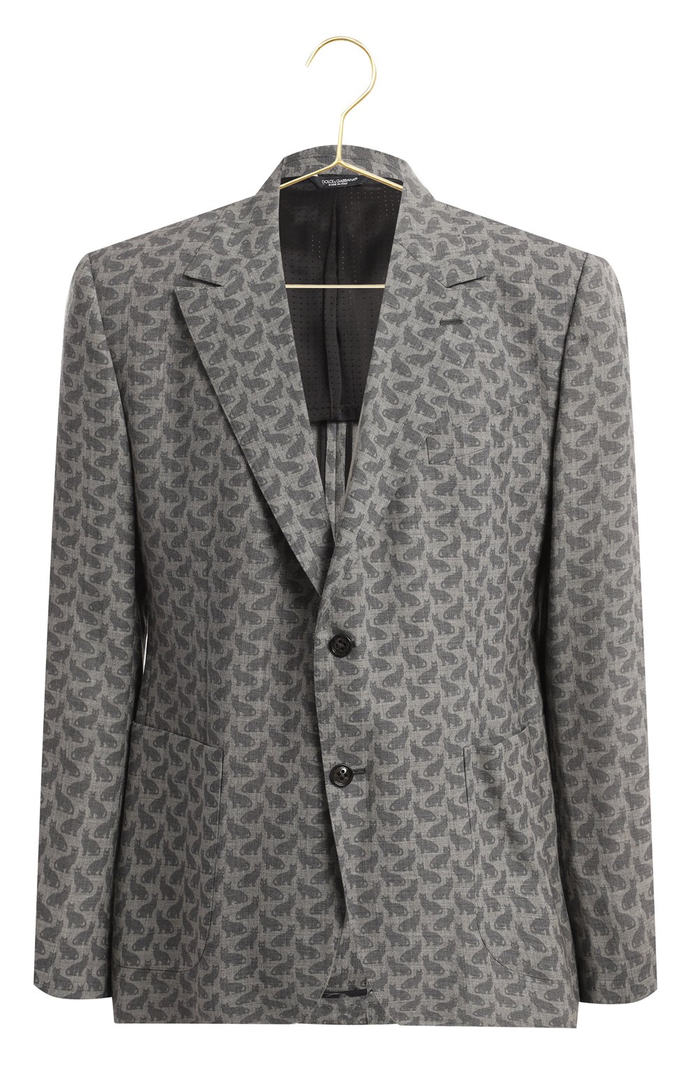 Комплект из пиджака и жилета | Dolce & Gabbana | Серый - 2