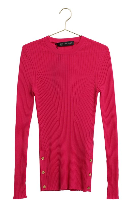 Шерстяной пуловер | Versace | Розовый - 1