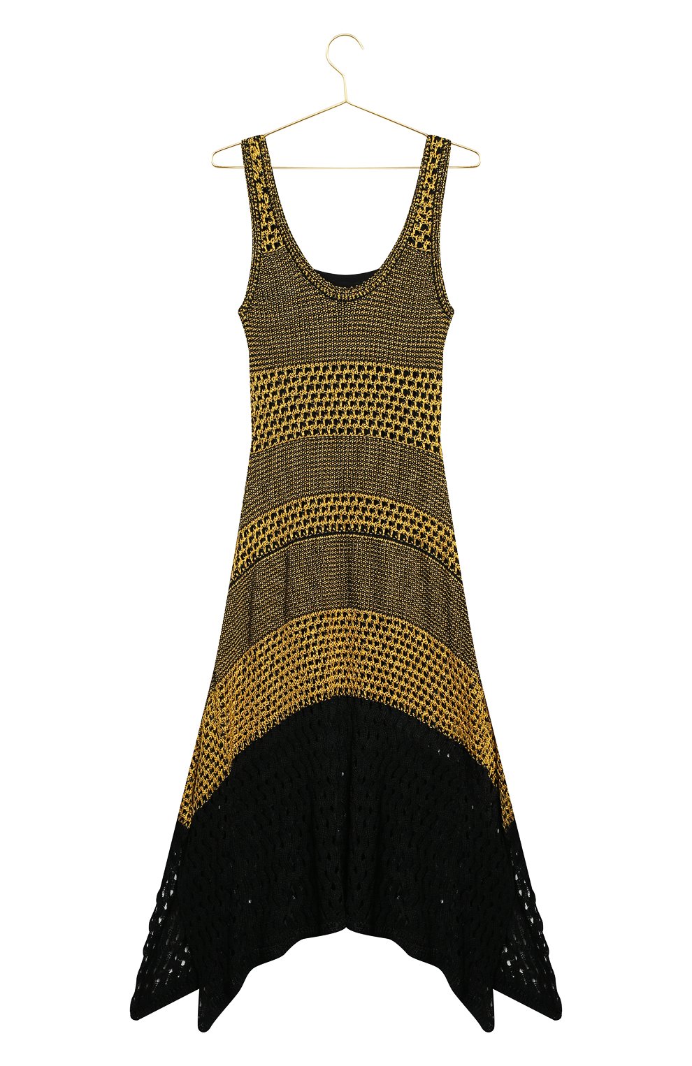 Платье из вискозы и шелка | Proenza Schouler | Жёлтый - 2