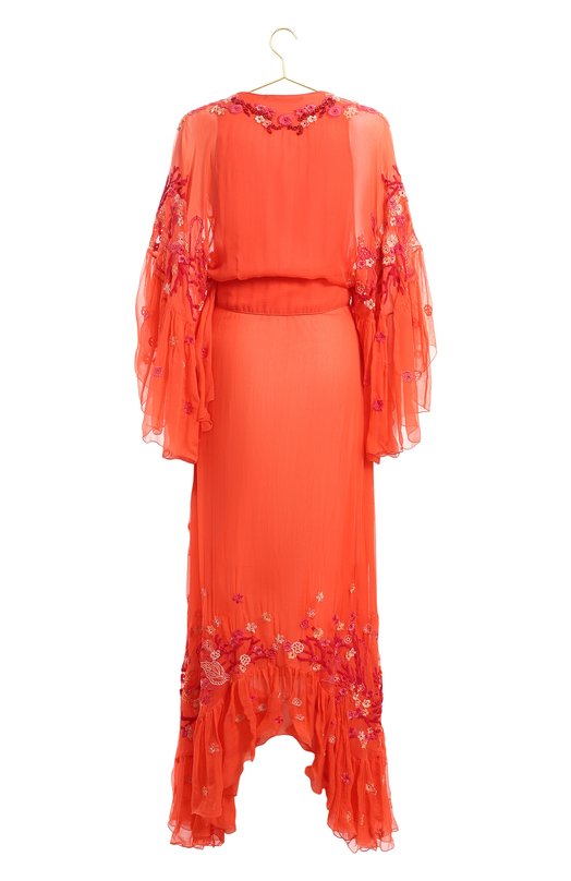 Шелковое платье | Roberto Cavalli | Оранжевый - 2