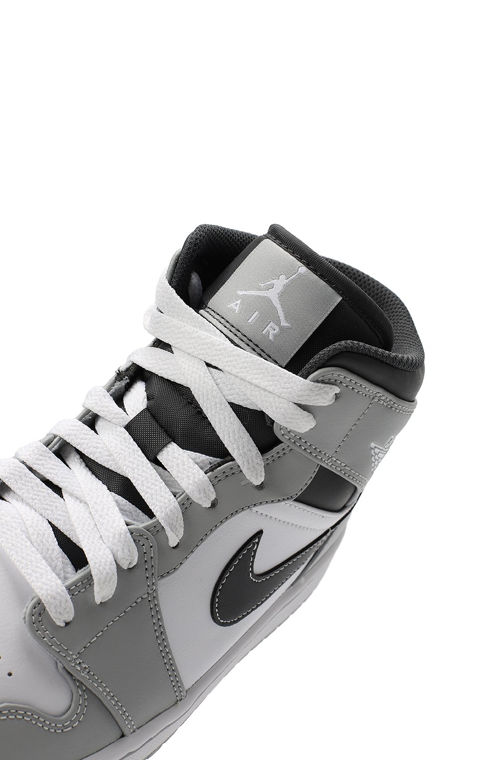 Кеды Air Jordan 1 Mid "Light Smoke Grey 2.0" | Nike | Серый - 9