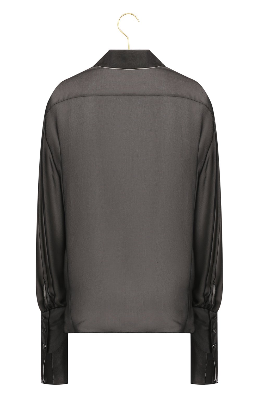 Шелковая блузка | Chanel | Чёрный - 2