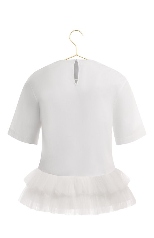 Хлопковая блузка | Rochas | Белый - 2