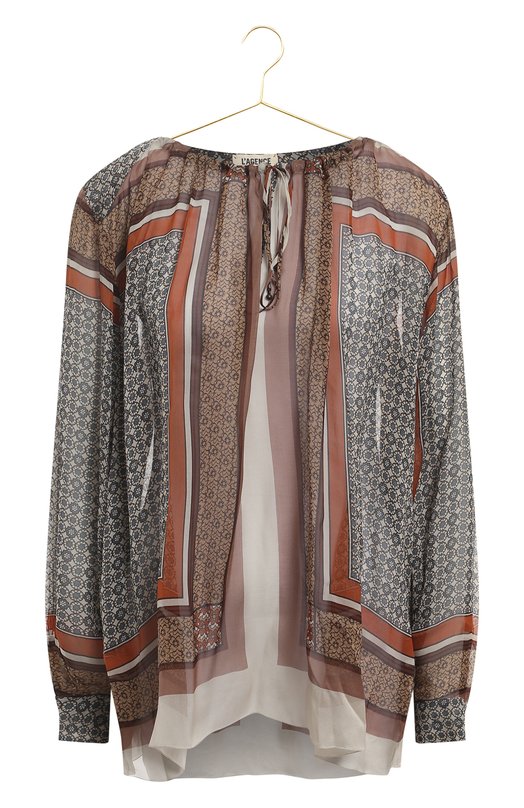 Шелковая блузка | L'Agence | Разноцветный - 1