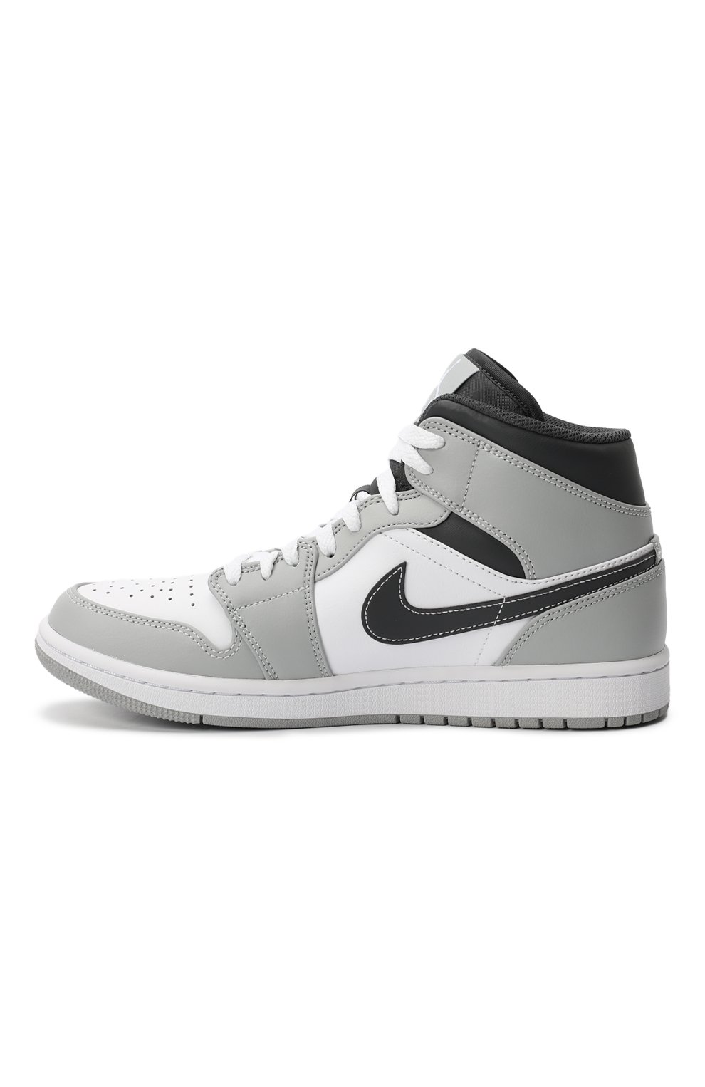 Кеды Air Jordan 1 Mid "Light Smoke Grey 2.0" | Nike | Серый - 6