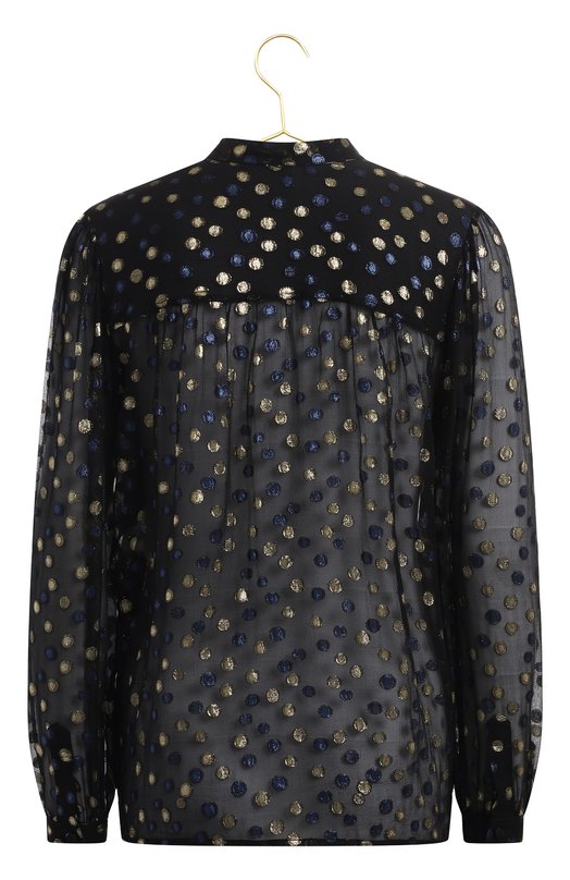 Шелковая блуза | Saint Laurent | Чёрный - 2