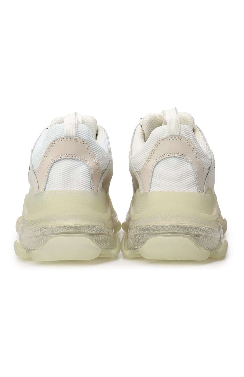 Комбинированные кроссовки Triple S | Balenciaga | Белый - 3