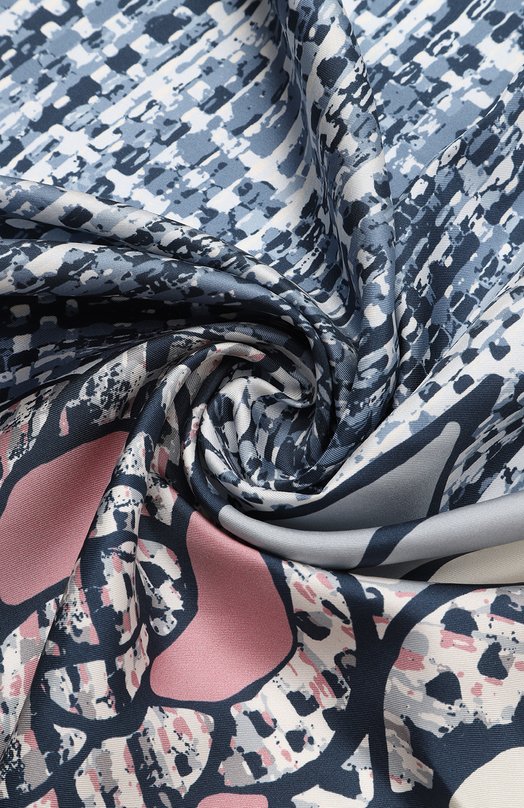 Шелковый платок | Chanel | Голубой - 2