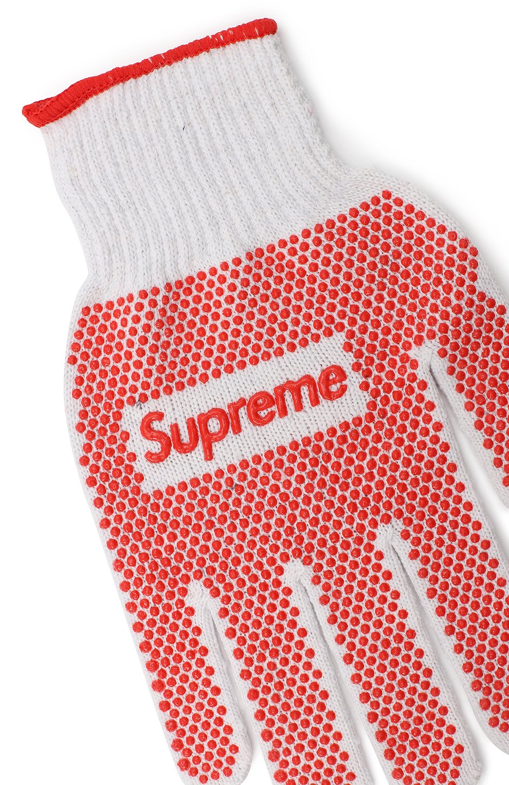Прорезиненные перчатки | Supreme | Красный - 3