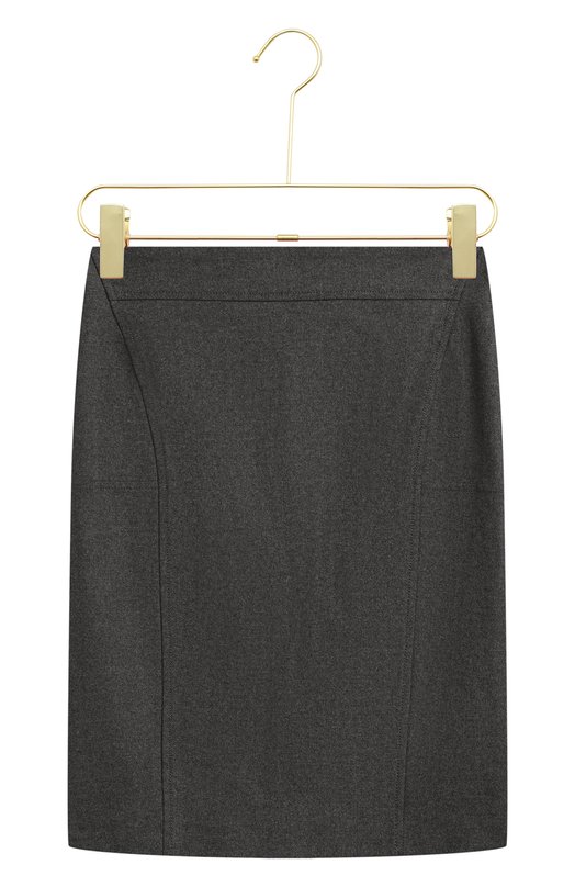 Шерстяная юбка | Brunello Cucinelli | Серый - 1