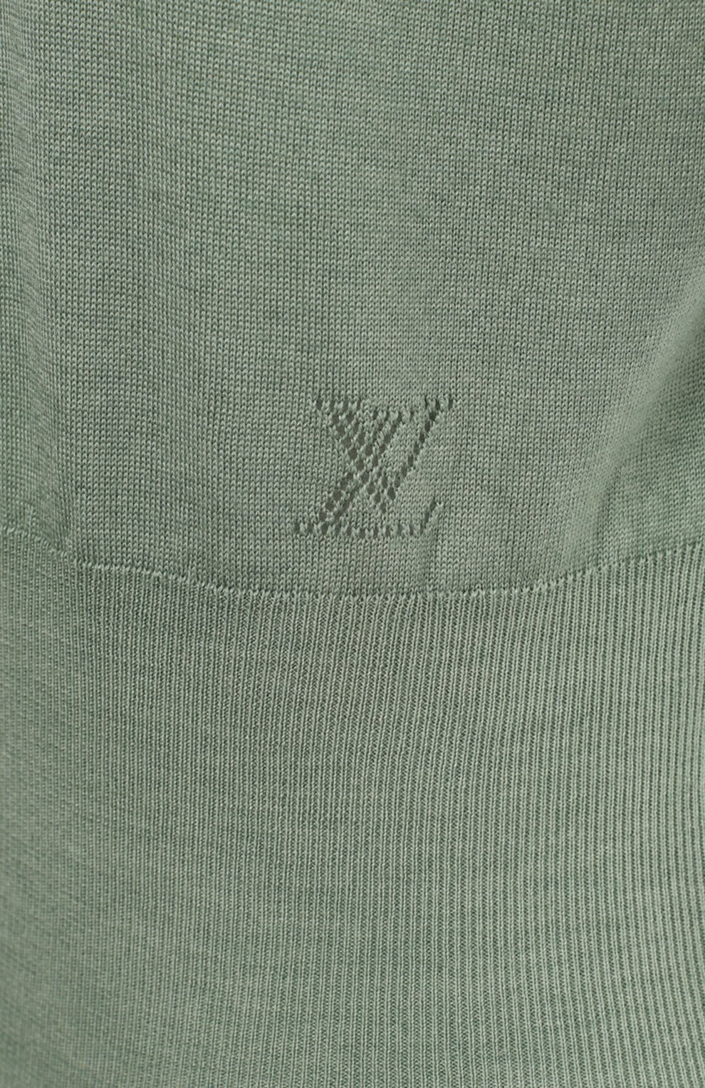 Пуловер из шерсти и шелка | Louis Vuitton | Зелёный - 3