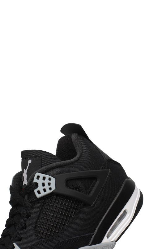 Кроссовки Air Jordan 4 Retro SE Black Canvas | Nike | Чёрный - 8