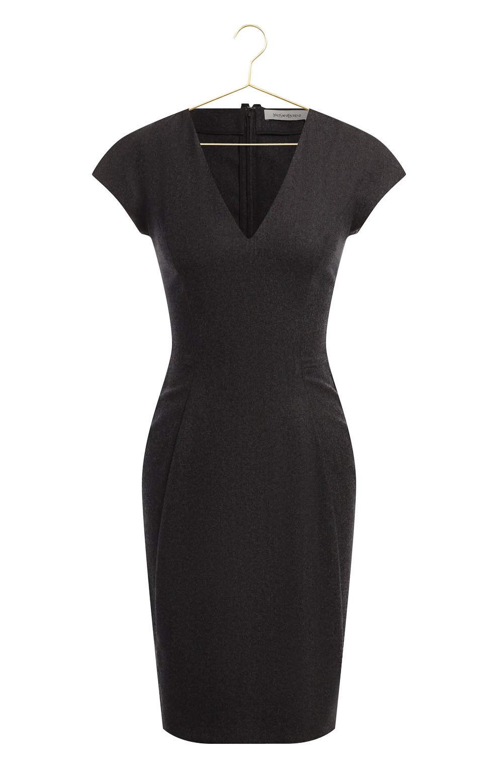 Шерстяное платье | Saint Laurent | Серый - 1