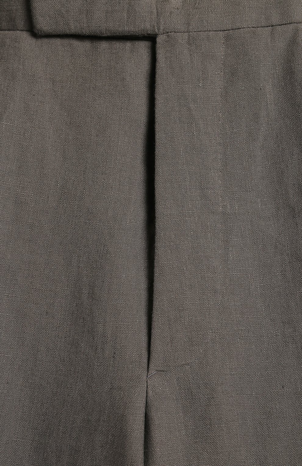 Льняные брюки | Thom Browne | Серый - 4