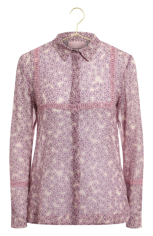 Шелковая блузка | Giamba | Розовый - 1