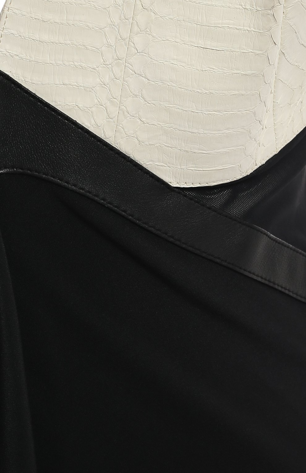 Шелковое платье | Roberto Cavalli | Чёрно-белый - 3