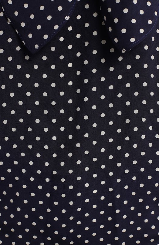 Шелковая блузка | Miu Miu | Синий - 3