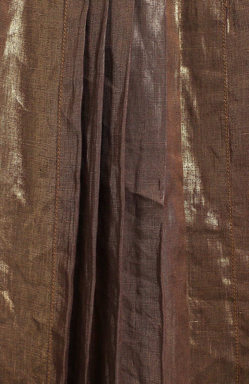 Льняная юбка | Dior | Бронзовый - 3
