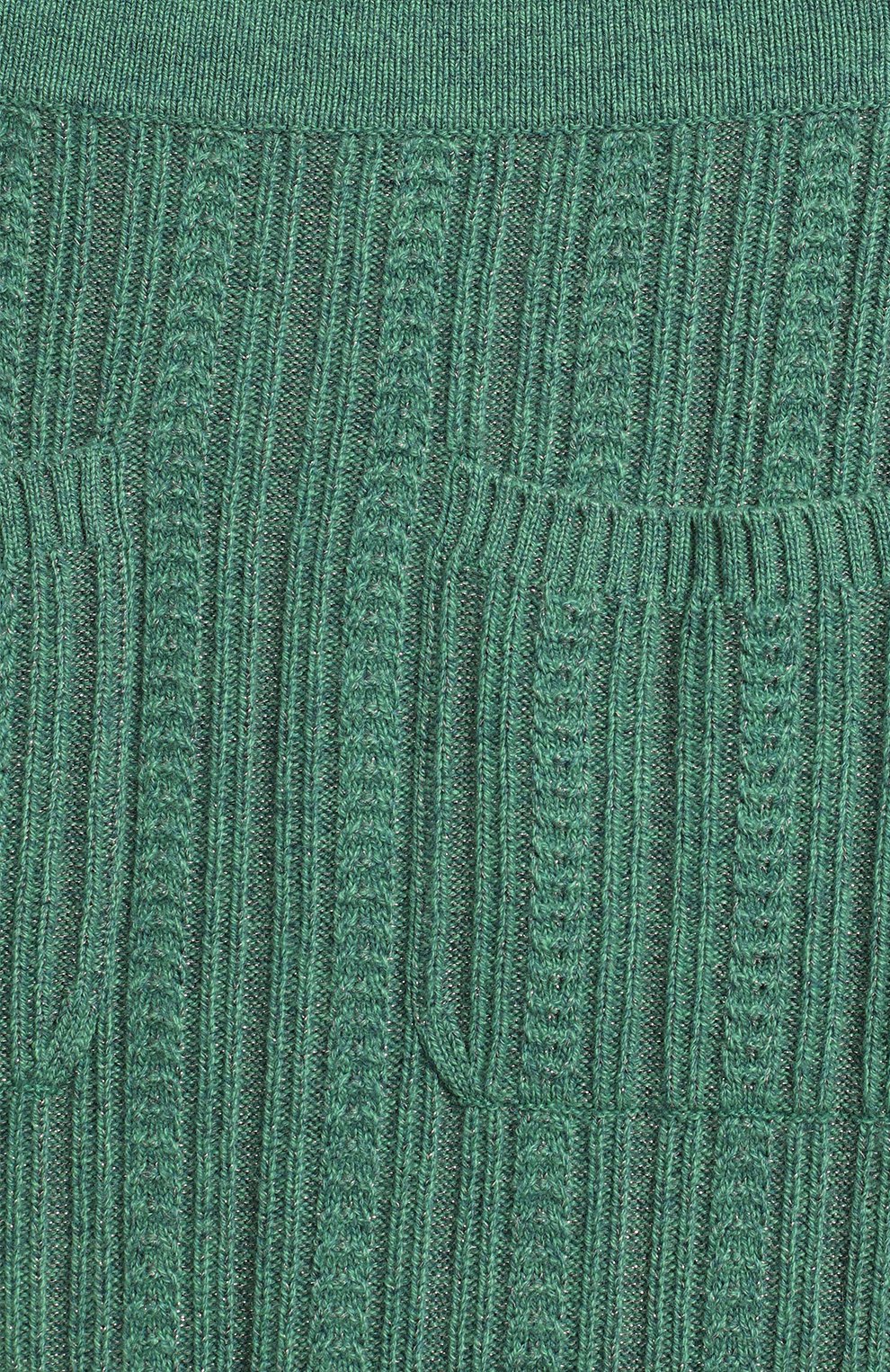 Кашемировая юбка | Chanel | Зелёный - 3