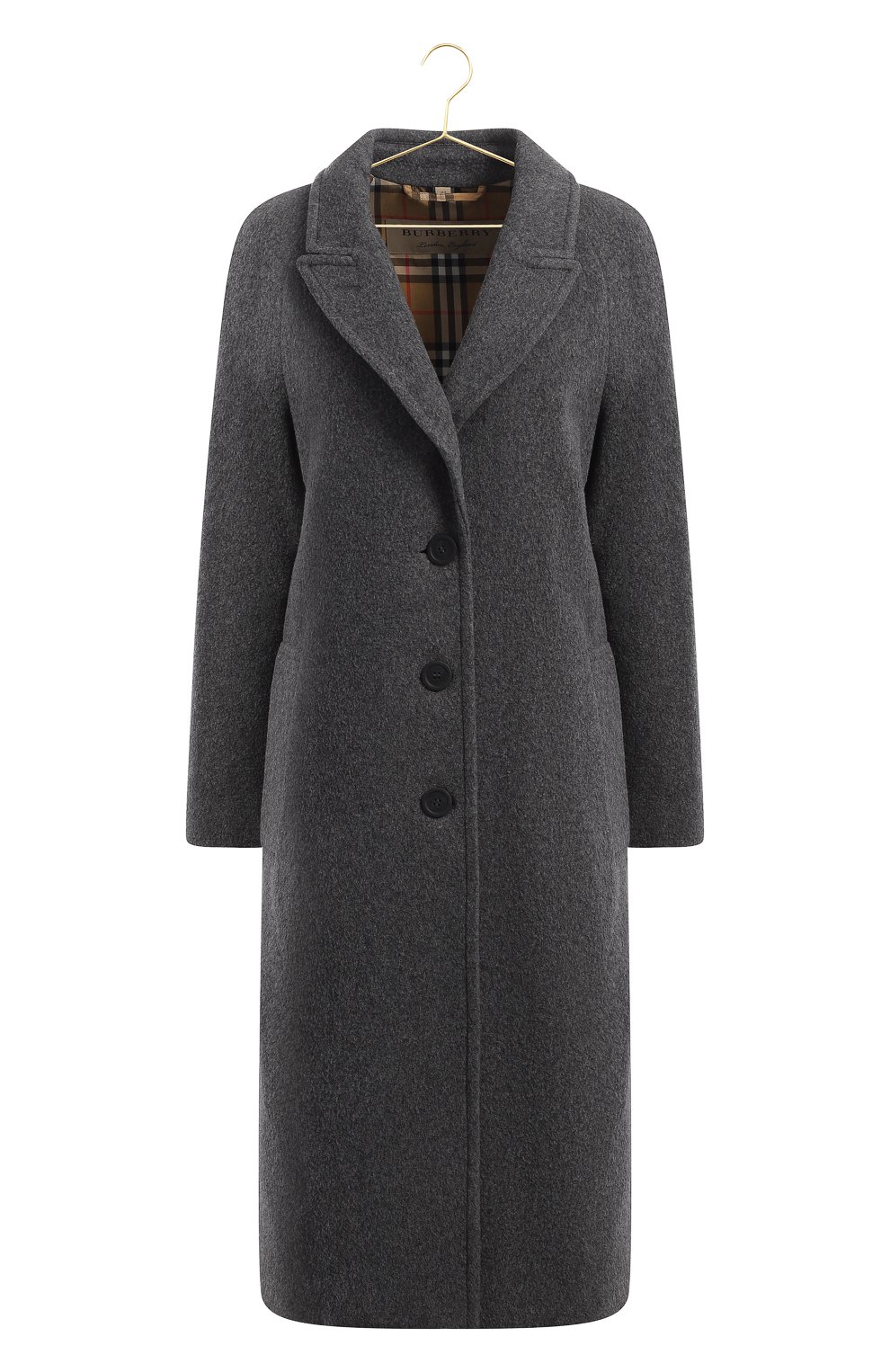 Шерстяное пальто | Burberry | Серый - 1