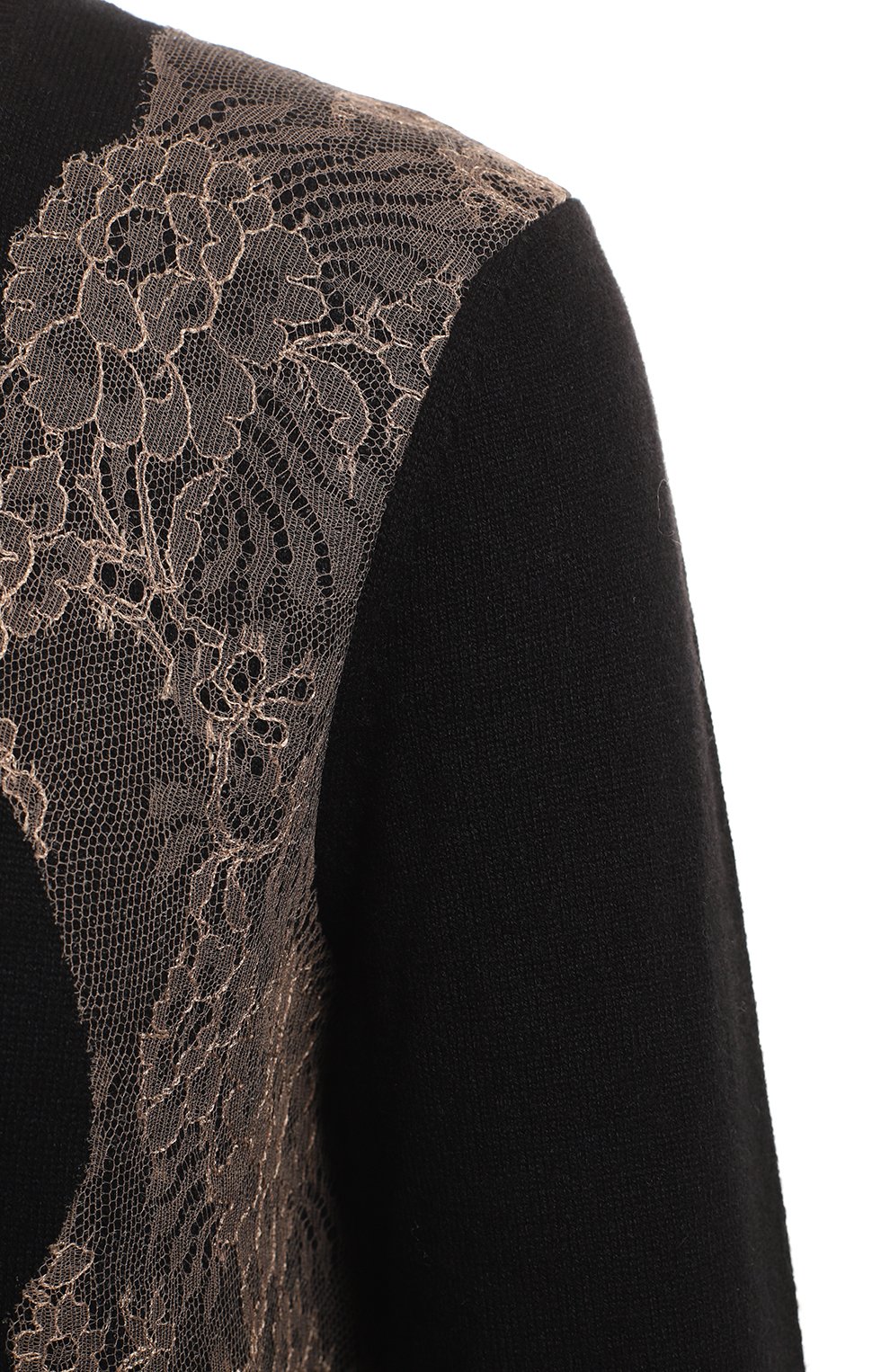 Пуловер из шерсти и шелка | Valentino | Чёрный - 3