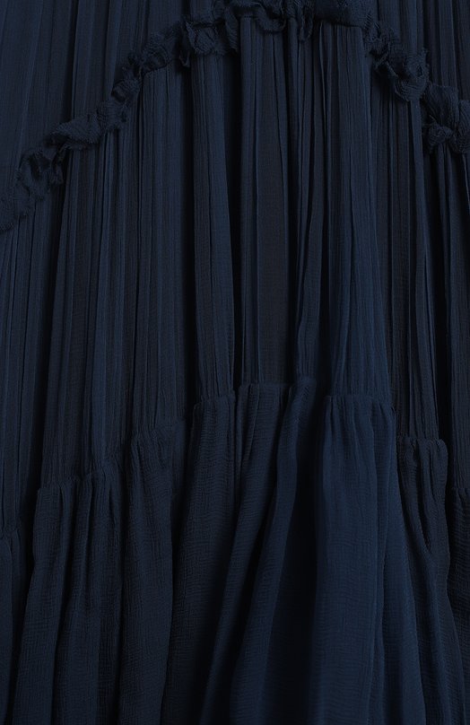 Шелковая юбка | Chloe | Синий - 3