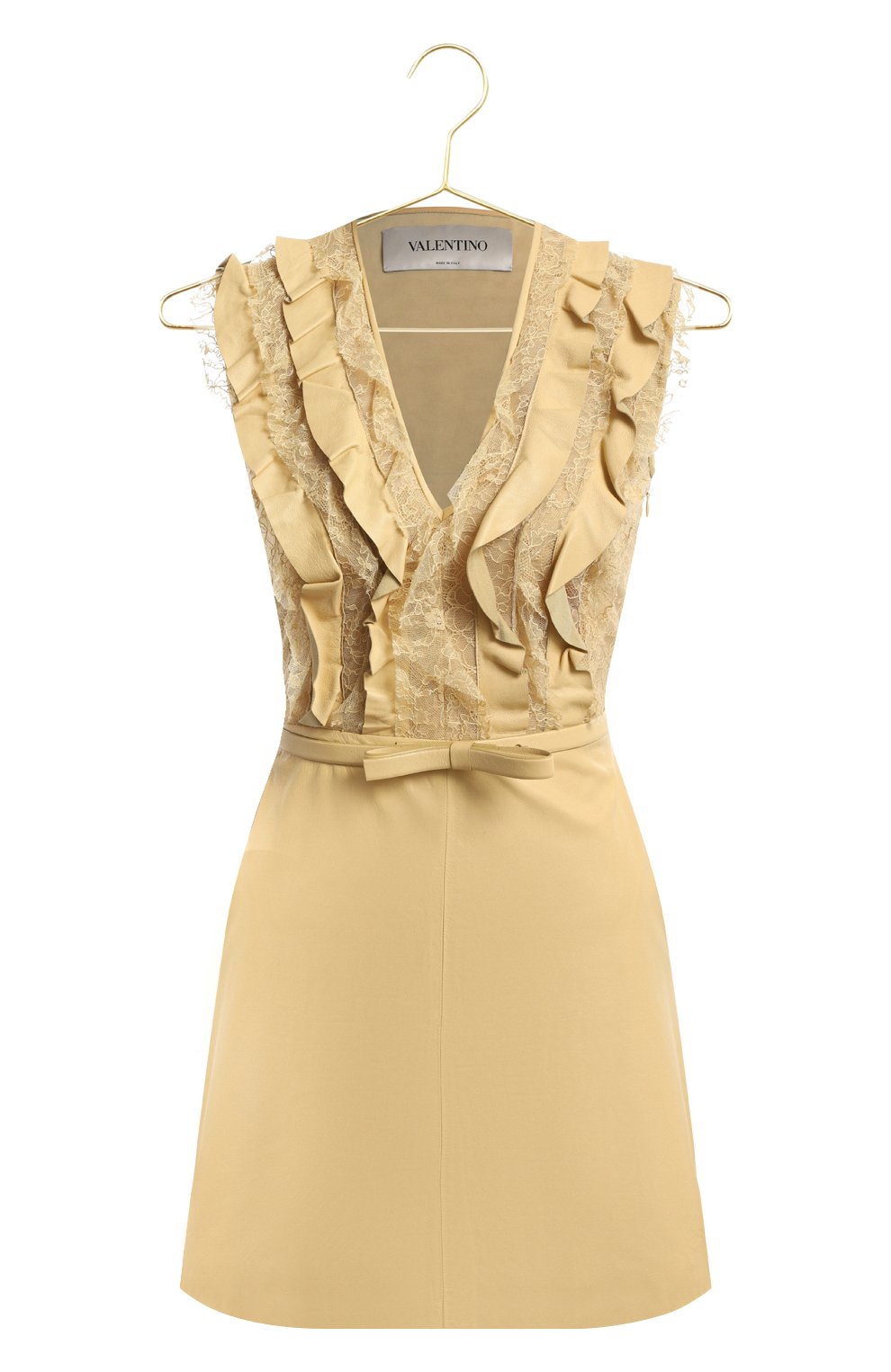 Комбинированное платье | Valentino | Жёлтый - 1