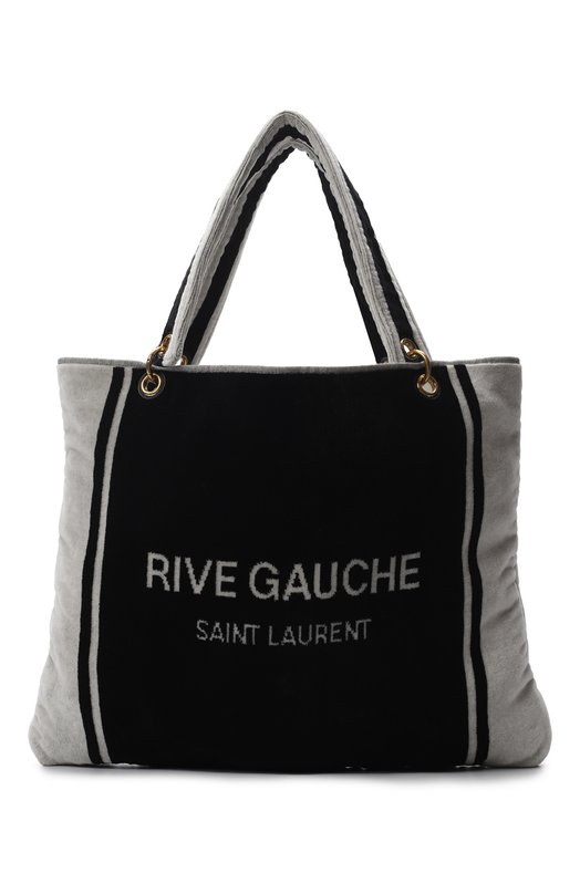 Сумка Rive Gauche Towel | Saint Laurent | Чёрно-белый - 2