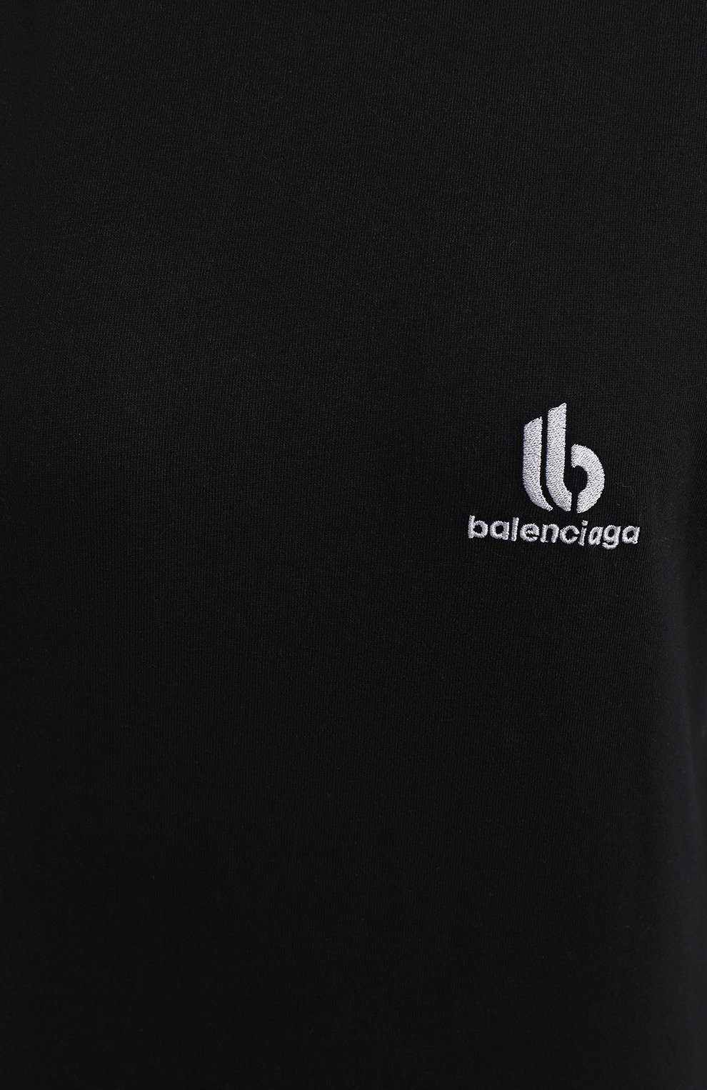 Хлопковая футболка | Balenciaga | Чёрный - 3
