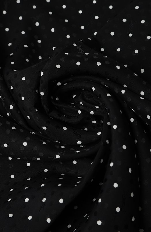 Шелковый платок | Saint Laurent | Чёрный - 2