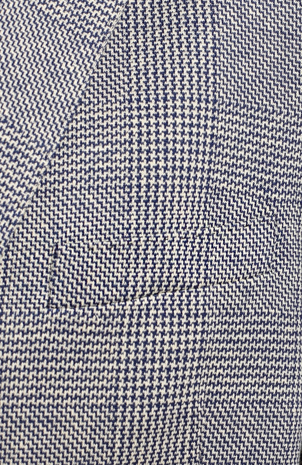 Пиджак изо льна и хлопка | Loro Piana | Синий - 3