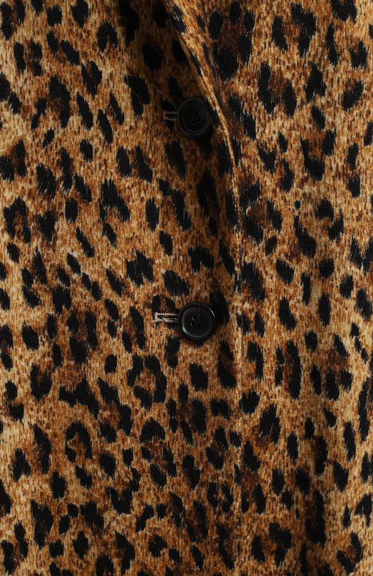 Пальто из шерсти и кашемира | Valentino | Леопардовый - 3