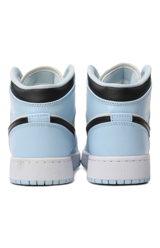 Кеды Air Jordan 1 Mid "Ice Blue" | Nike | Голубой - 3