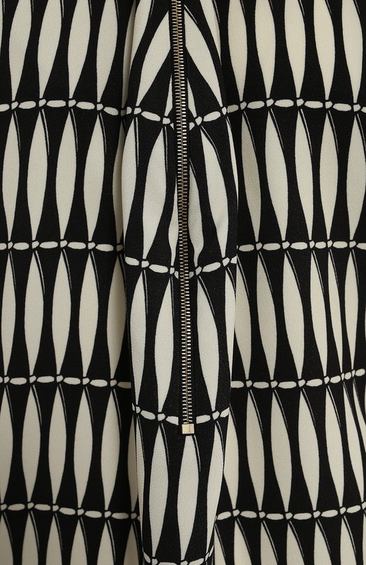 Платье из вискозы | Lanvin | Чёрно-белый - 3