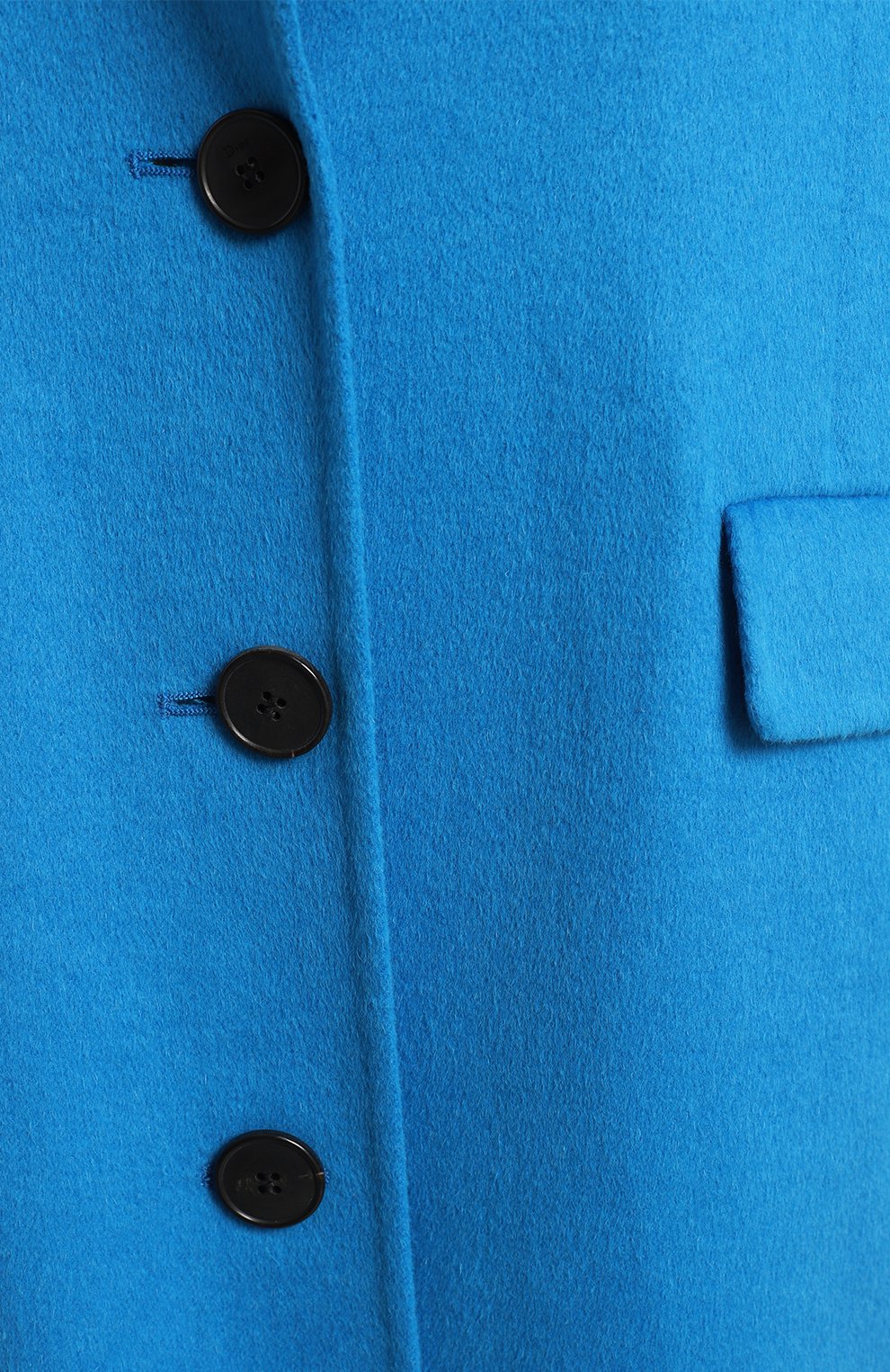 Шерстяное пальто | Dior | Синий - 3