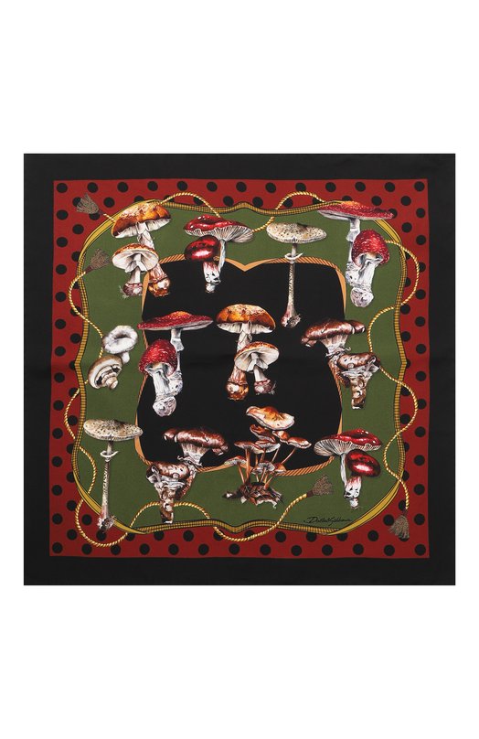 Шелковый платок | Dolce & Gabbana | Разноцветный - 3