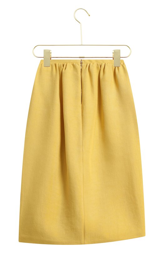 Шелковая юбка | Rochas | Жёлтый - 2