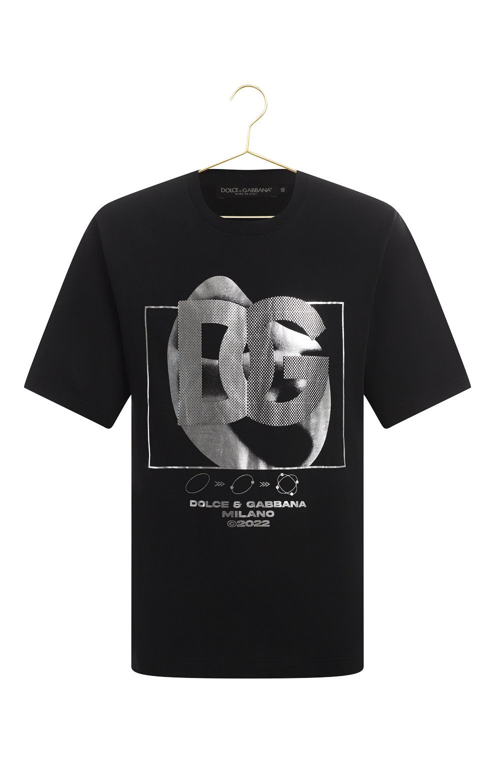Хлопковая футболка Dolce&Gabbana x UNXD | Dolce & Gabbana | Чёрный - 1