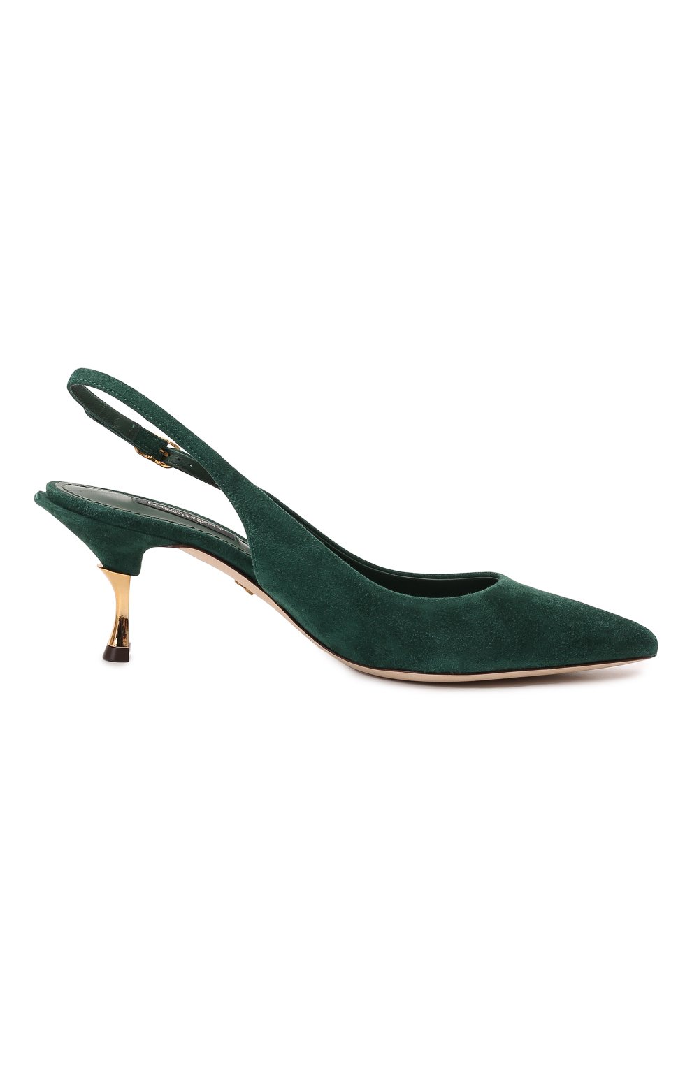 Замшевые туфли Cardinale | Dolce & Gabbana | Зелёный - 5