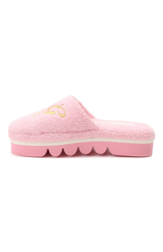 Текстильные домашние туфли Pantofola | Dolce & Gabbana | Розовый - 4