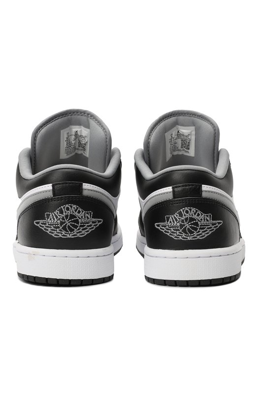 Кеды Air Jordan 1 Low "Black White Grey" | Nike | Чёрно-белый - 3